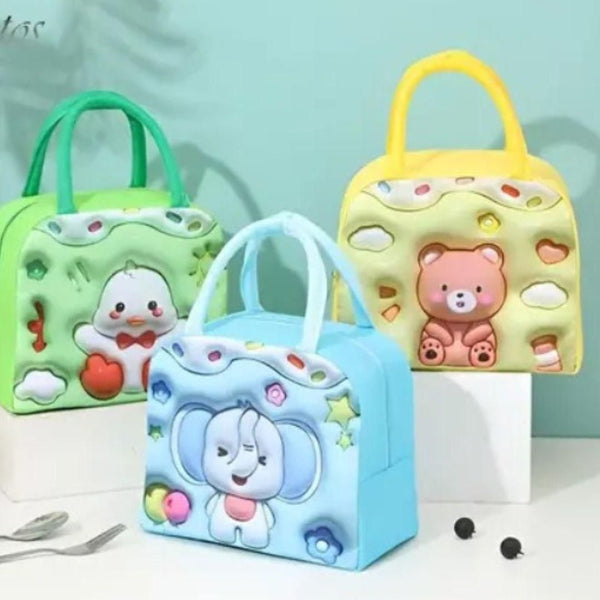 3D Cartoon Lunch Bag For Kids